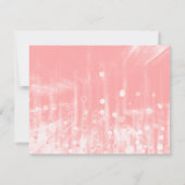 Faux roze glittering Fab Confetti Sparkles Stippen Kaart (Achterkant)
