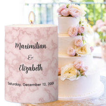 Faux roze marmer - elegante bruiloft