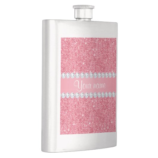 Faux Roze Sequins en Diamonds Flacon (Rechts)