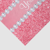 Faux Roze Sequins en Diamonds Tissuepapier (Detail)