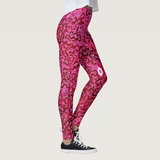 Faux Roze Sequins Leggings (Rechts)