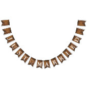 Faux Rustic Barn Wood trouwt alleen maar Vlaggetjes (Alle)