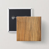 Faux Rustic Barn Wood Vierkante Button 5,1 Cm (Voorkant /achterkant)