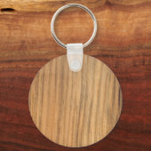 Faux Rustic Fined Barn Wood Sleutelhanger (Voorkant)