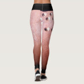 Faux Rustic Rusty Metal met de naam Ankle Leggings (Achterkant)