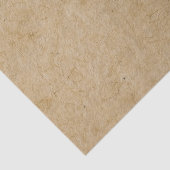Faux Rustic Tan Kraft Paper Look Tissuepapier (Detail)