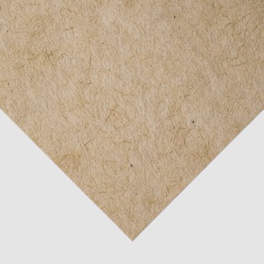 Faux Rustic Tan Kraft Paper Look Tissuepapier (Detail)
