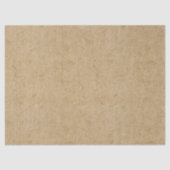 Faux Rustic Tan Kraft Paper Look Tissuepapier (Voorkant)