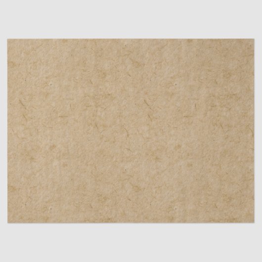 Faux Rustic Tan Kraft Paper Look Tissuepapier (Voorkant)