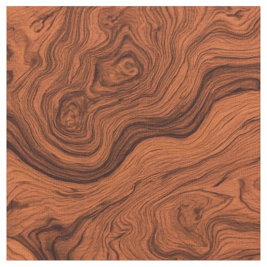 Faux Rustic Walnut Pattern  Stof (Close Up)