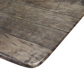 Faux Rustic Wood Snijplank (Hoek)