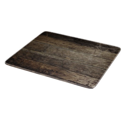 Faux Rustic Wood Snijplank (Hoek)