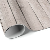 Faux rustiek hout bruin cadeaupapier (Rol Hoek)