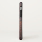 Faux Rusty Metal aangepaste monogram Case-Mate iPhone Case (Achterkant/links)