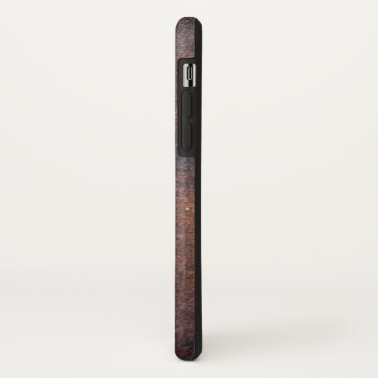 Faux Rusty Metal aangepaste monogram Case-Mate iPhone Case (Achterkant/links)