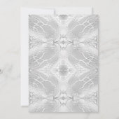 Faux Satin Heilige Geest Baptismal Kaart (Achterkant)