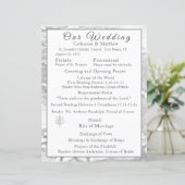 Faux-Satin katholieke bruiloft (Staand voorkant)