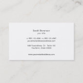 Faux Sequins en Linen Cute Pink Mode & Beauty Visitekaartje (Achterkant)