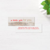 Faux Sequins Hair Salon and Spa Cadeaubon Mini Visitekaartjes (Bureau)