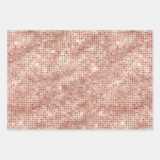 Faux Sequins Sparkle Inpakpapier Vel (Voorkant 2)