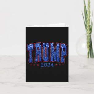 Faux Sequins Trump 2024 President Make America Tru Kaart