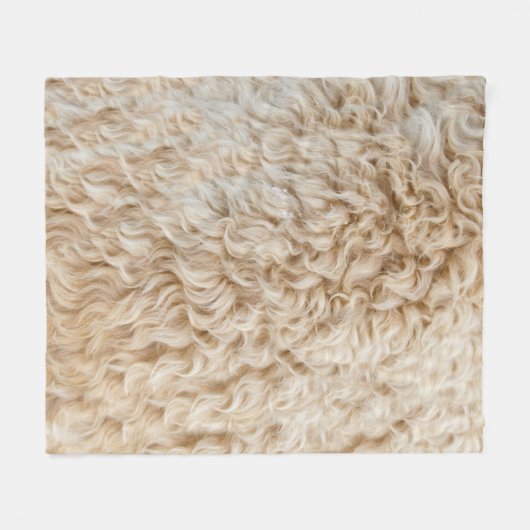 Faux Sheep Skin Blanket Fleece Deken (Voorkant (Horizontaal))
