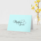 Faux Show Moeder van de bruidegom Kaart (Gele Bloem)