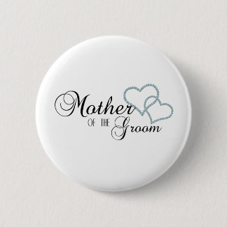 Faux Show Moeder van de Groom Ronde Button 5,7 Cm