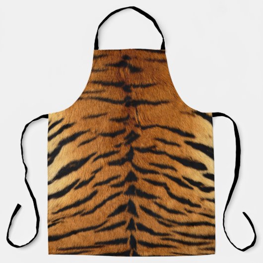 Faux Siberian Tiger Skin Schort (Voorkant)