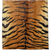Faux Siberian Tiger Skin Shower Curtain Douchegordijn (Voorkant)