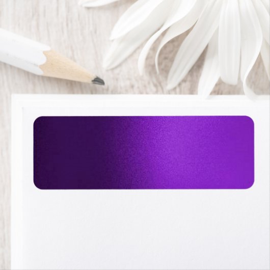 Faux Silk Paarse Effen Label (Insitu)