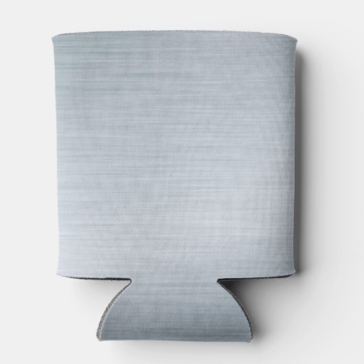 Faux Silver Achtergrond Blikjeskoeler (Achterkant)