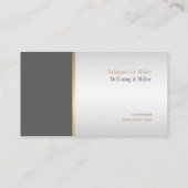 Faux Silver, DIY achtergrond Visitekaartje (Achterkant)