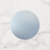 Faux Silver Elegant Blank Modern Sjabloon Custom Confetti (Kleine voorkant)
