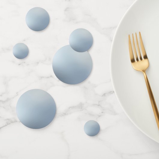 Faux Silver Elegant Blank Modern Sjabloon Custom Confetti (Groep)