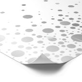 Faux Silver Foil Confetti Graduparty Welcome Poster (Hoek)