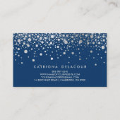 Faux Silver Foil Confetti | Visitekaartje van de m (Achterkant)