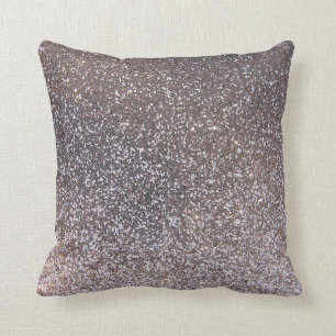 Faux Silver glitter-afbeelding Kussen