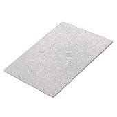 Faux Silver glitter-afbeelding Notitieblok (Schuin)