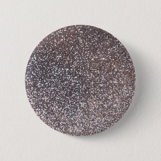 Faux Silver glitter-afbeelding Ronde Button 5,7 Cm (Voorkant)