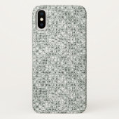 Faux Silver Glitter Case-Mate iPhone Case (Achterkant)