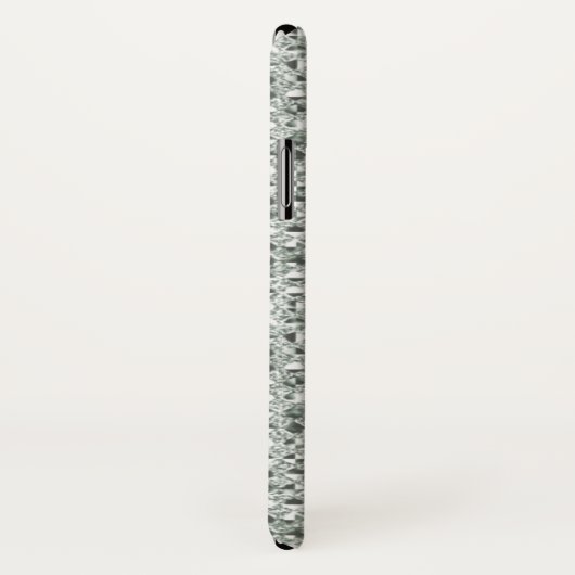 Faux Silver Glitter Case-Mate iPhone Case (Achterkant / rechts)