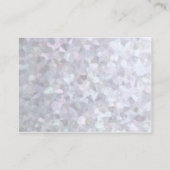 Faux Silver Glitter Folie Receptie Kaart (Achterkant)