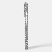 Faux Silver Glitter Pattern - Niet echt glitter Case-Mate iPhone Case (Achterkant / Links)