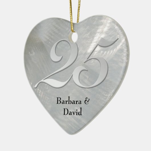 Faux, Silver Jubileum Ornament (Links)