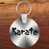 Faux Silver Karate Sleutelhanger (Voorkant)