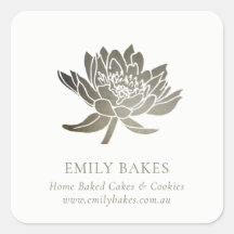 FAUX SILVER LOTUS FLORAL BUSINESS PROFESSIONES