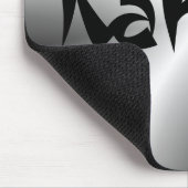 Faux Silver Metallic Karate Muismat (Hoek)