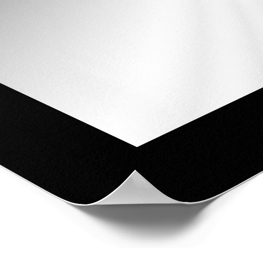 Faux Silver Metallic Karate Poster (Hoek)