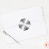Faux Silver Metallic Sticker (Envelop)